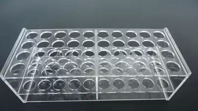 有机玻璃 试管架 40孔 26mm孔径 25mm试管用 可定做可开票